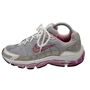 Nike Running Shoes‎ Womens Size 10 Gray Pink Mesh Athletic Sneakers 316065-001